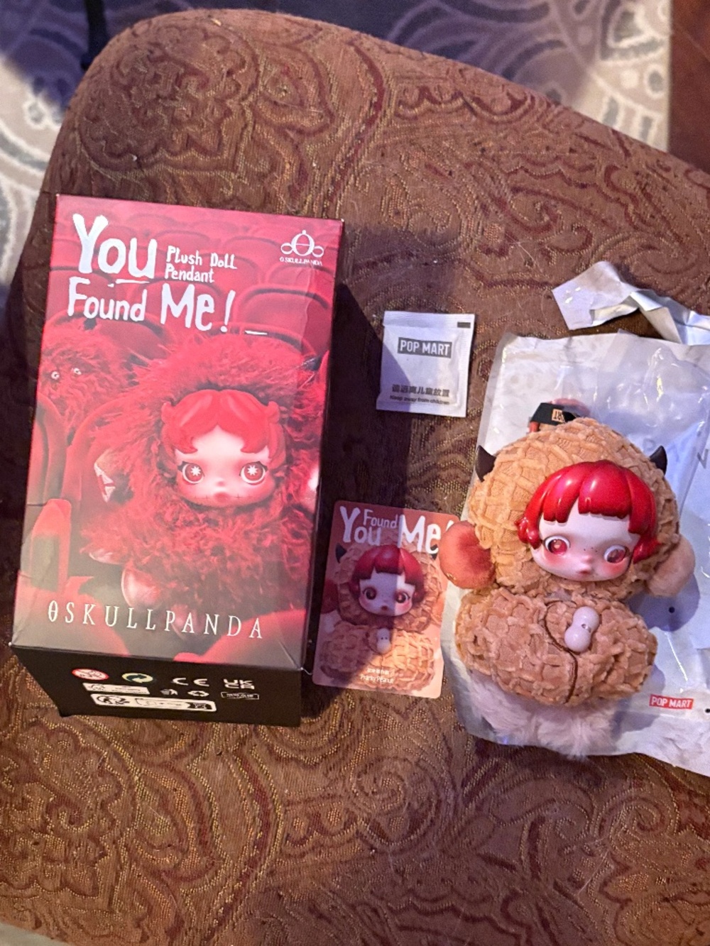 AUTHENTIC, BRAND NEW SKULLPANDA from the You Found Me Series, "Pranky Peanut"